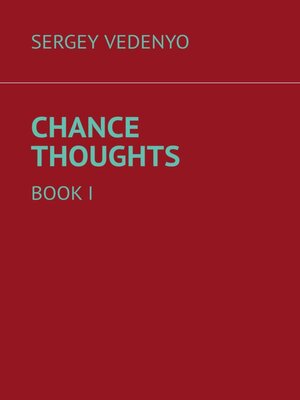 cover image of Chance thoughts